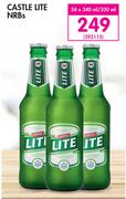 Castle Lite NRB's 24 x 340ml/330ml
