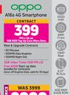 Oppo A16s 4G Smartphone-On 1GB Red Top Up Core More Data