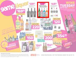 Game Liquor : Stock Up With Our Everyday Low, Low Prices (01 June - 05 June 2022), page 1
