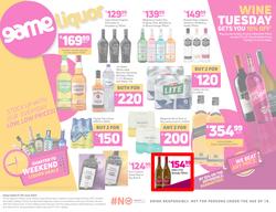 Game Liquor : Stock Up With Our Everyday Low, Low Prices (01 June - 05 June 2022), page 1