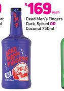 Dead Man's Fingers (Dark, Spiced Or Coconut)- 750ml Each