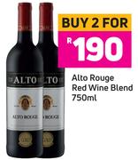 Alto Rouge Red Wine Blend 750ml- For Buy 2