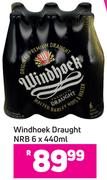 Windhoek Draught NRB-6 x 440ml