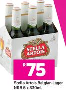 Stella Artois Belgian Lager NRB 6 x 330ml