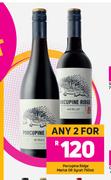 Porcupine Ridge Merlot Or Synah-For Any 2 x 750ml