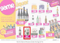 Game Liquor : Stock Up With Our Everyday Low Prices (11 October - 17 October 2021), page 1