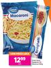 Great Value Spaghetti Or Macaroni-500g Each