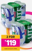 Castle Lite Can-For 2 x 6 x 410ml