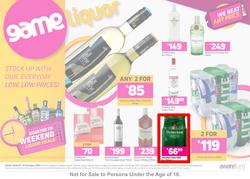 Game Liquor : Stock Up With Our Everyday Low Prices (27 October - 31 October 2021), page 1