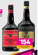 Bertrams VO Or Triple R Brandy-750ml Each