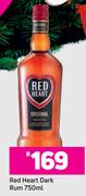 Red Heart Dark Rum-750ml
