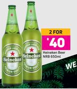 Heinken Beer NRB-For 2 x 650ml