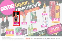 Game Liquor : Compliments Of The Season (8 December - 12 December 2021), page 1