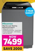 Hisense 16Kg Top Load Washing Machine WTX1602T