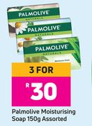 Palmolive Moisturising Soap Assorted-For 3 x 150g