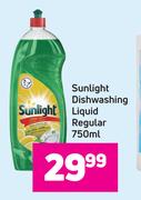 Sunlight Dishwashing Liquid Regular-750ml