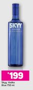 Skyy Vodka Blue-750ml
