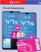 2 x Vivo Y1s 4G Smartphone-On 1GB Red Top Up Core More Data & Promo 65 PMx36