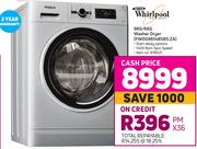 Whirlpool 9Kg/6Kg Washer Dryer FWDG96148SBS ZA