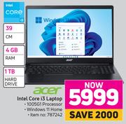Acer Intel Core i3 Laptop