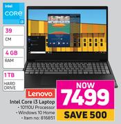 Lenovo Intel Core i3 Laptop