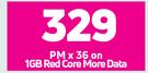 2 x Hisense H50 Lite 4G Smartphone-On 1GB Red Core More Data + On Promo 70