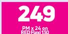 2 x Samsung Galaxy A03 Smartphone-On Red Flexi 130 + On Promo 70