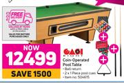 Easi Eight Coin Operated Pool Table