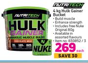 Nutritech Hulk Gainer Bucket-4Kg Each