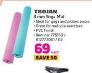Trojan 3mm Yoga Mat-Each