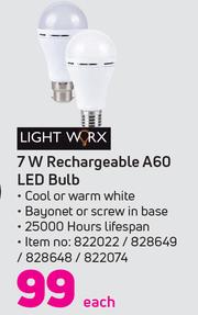 Light worx cheap rechargeable bulb