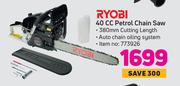 Ryobi 40cc Petrol Chain Saw