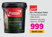 Plascon 20L Micatex Paint