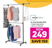 Mainstays in Line Double Rail