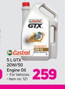 Castrol 5L GTX 20W/50 Engine Oil