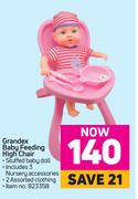 Grandex Baby Feeding High Chair