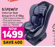 Safeway Indra Car Seat Group 0+/1.0-18Kg