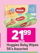 Huggies Baby Wipes Assorted-56's Each