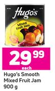 Hugo's Smooth Mixed Fruit Jam-900g Each