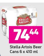 Stella Artois Beer Cans-6 x 410ml