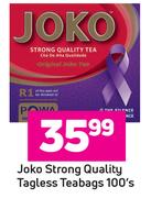 Joko Strong Quality Tagless Teabags-100's
