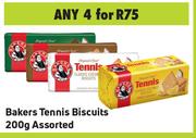 Bakers Tennis Biscuits Assorted-For 4 x 200g