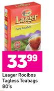 Laager Rooibos Tagless Teabags-80's