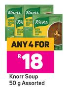 Knorr Soup Assorted-For Any 4 x 50g