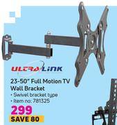 Ultra Link 23-50" Full Motion TV Wall Bracket