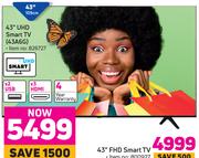 Hisense 43" (109cm) UHD Smart TV 43A6G