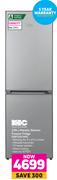 KIC 239L Metallic Bottom Freezer Fridge KBF525/1ME