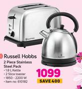 Russell Hobbs 2 Piece Stainless Steel Pack