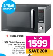 Russell Hobbs 30L Digital Microwave Oven RHEM30P3B