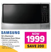 Samsung 32L Electronic Microwave Oven Silver